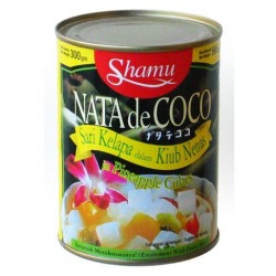 Nata de Coco with Pineapple Cubes